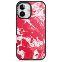 Red & White Marbled