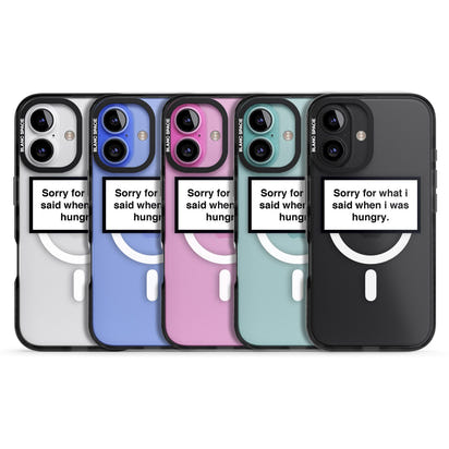 Sorry For What I Said