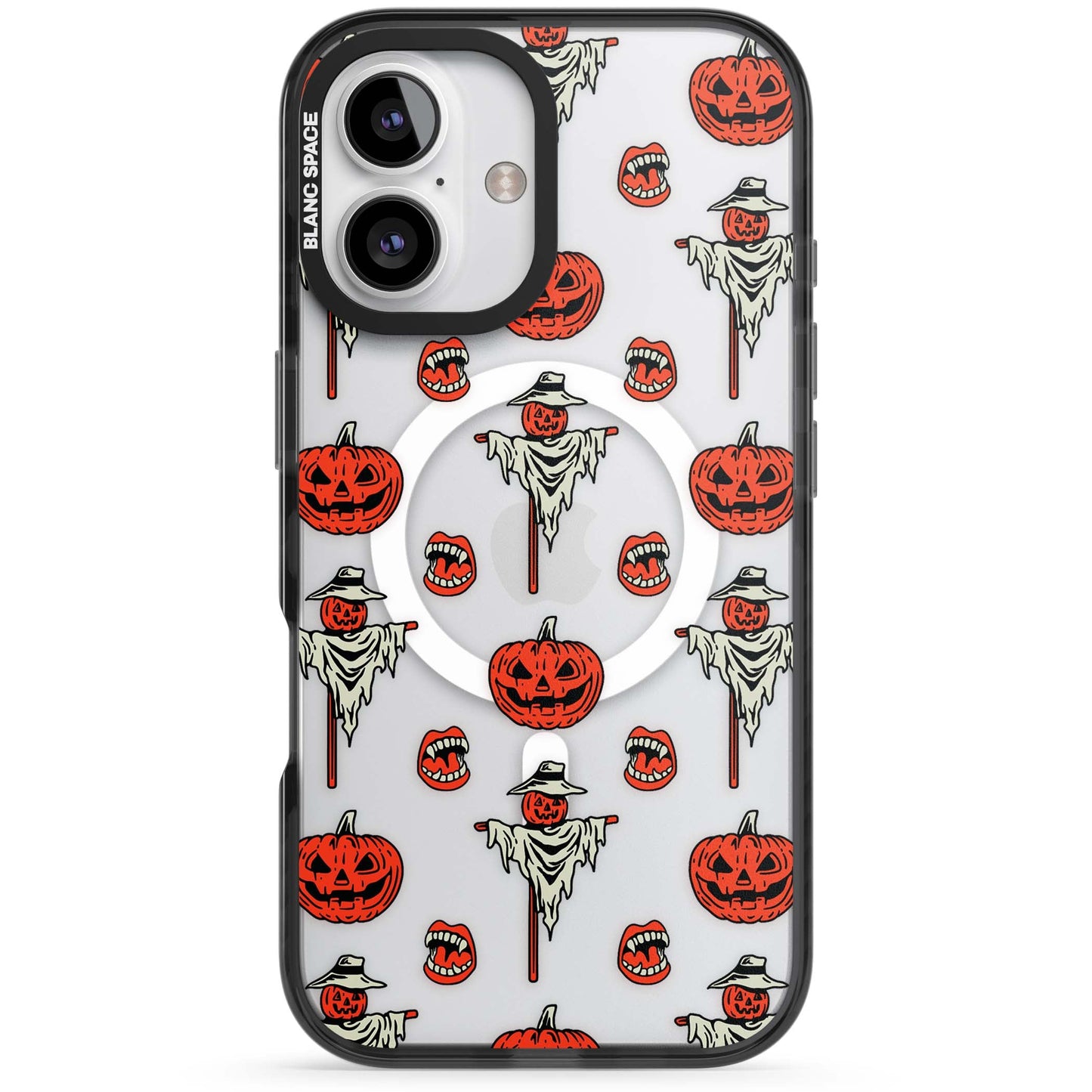 Retro Red Pumpkins & Scarecrows