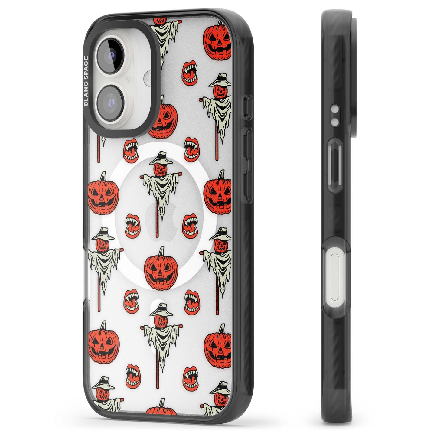 Retro Red Pumpkins & Scarecrows