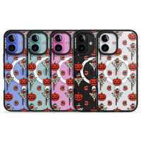 Retro Red Pumpkins & Scarecrows