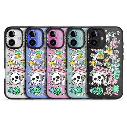 Autocollant introverti