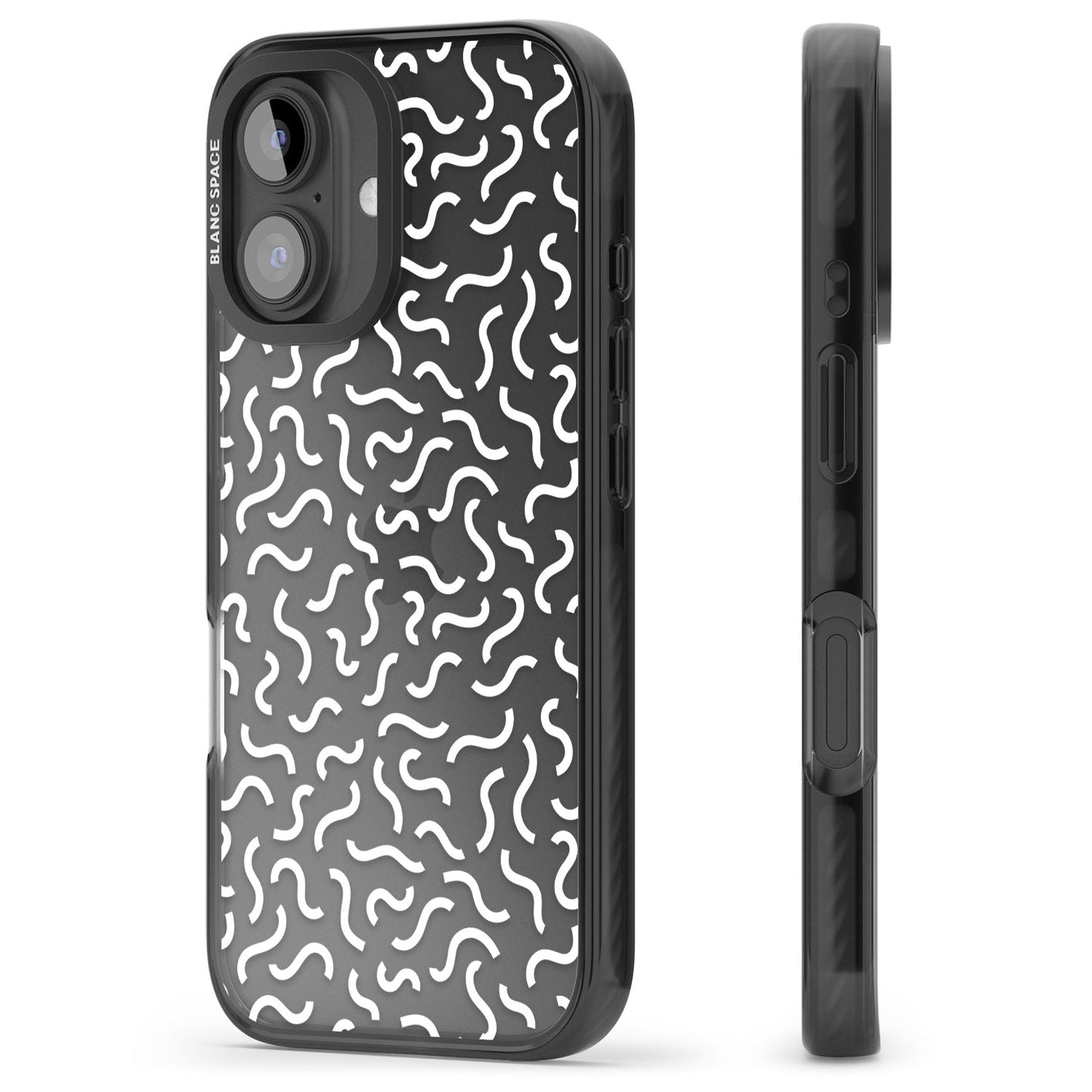 Schwarz-weißes Wellenmuster