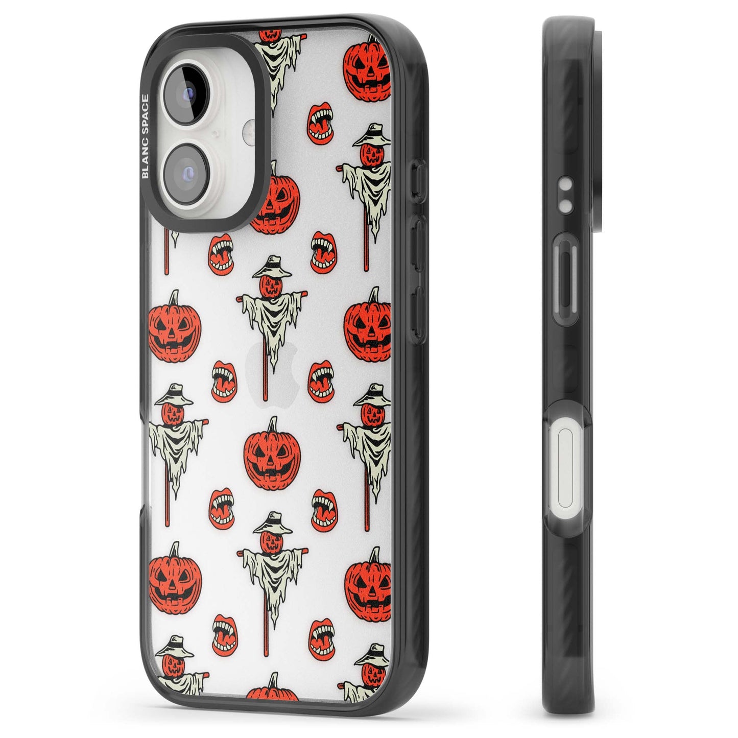 Retro Red Pumpkins & Scarecrows