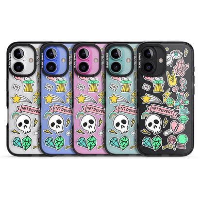 Autocollant introverti