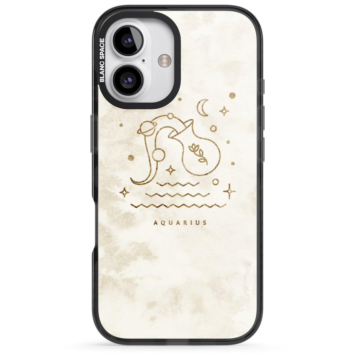 Goldenes Emblem des Wassermanns