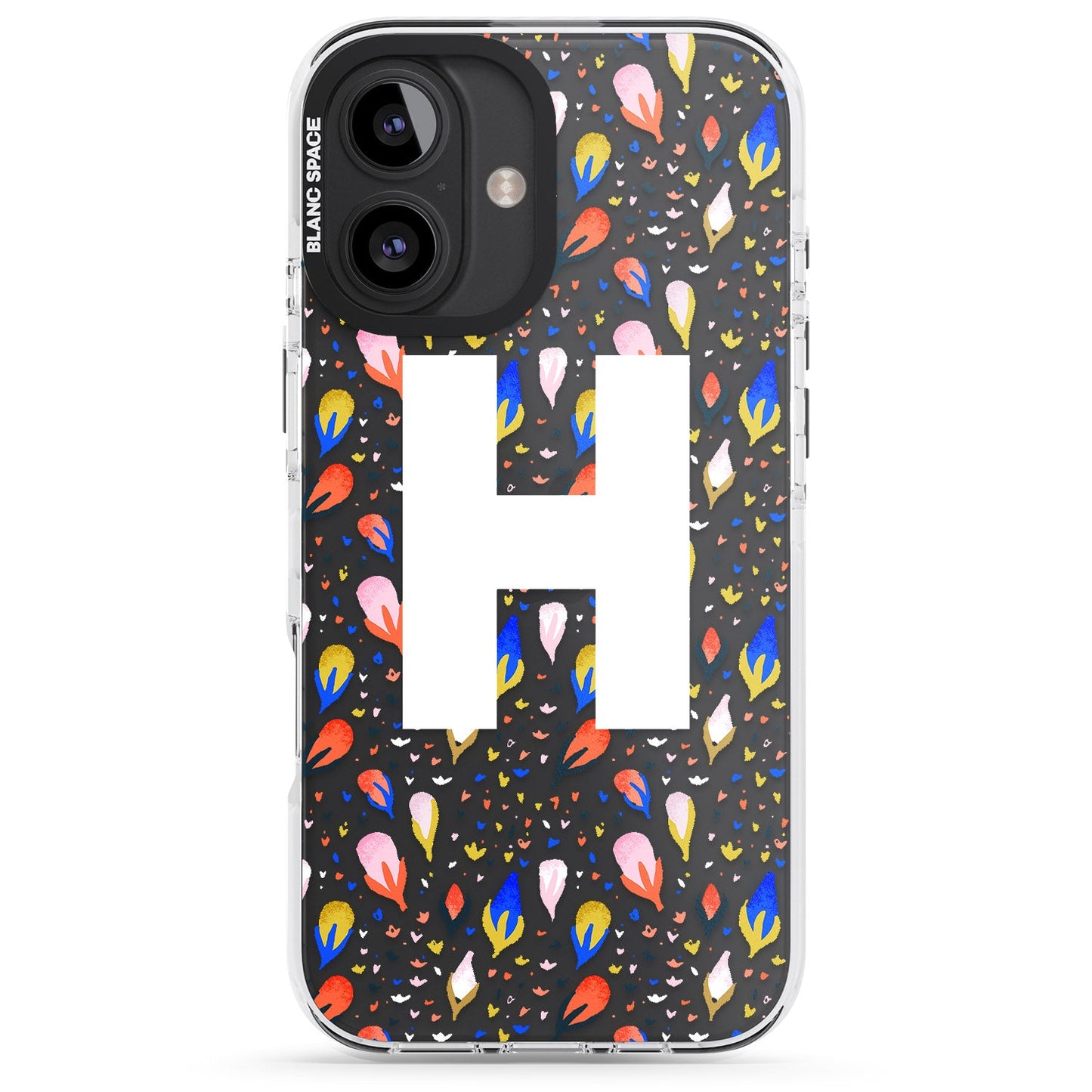 Personalised Abstract Floral Initial