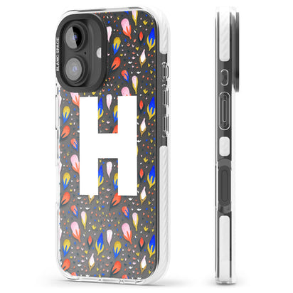 Personalised Abstract Floral Initial