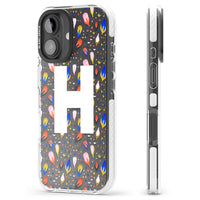 Personalised Abstract Floral Initial