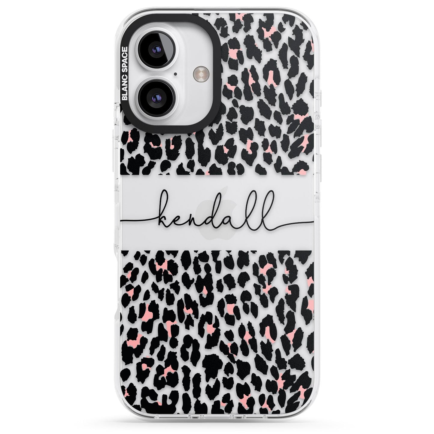 Personalised Cursive Leopard Spots