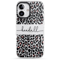 Personalised Cursive Leopard Spots