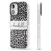 Personalised Cursive Leopard Spots