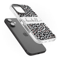 Personalised Cursive Leopard Spots