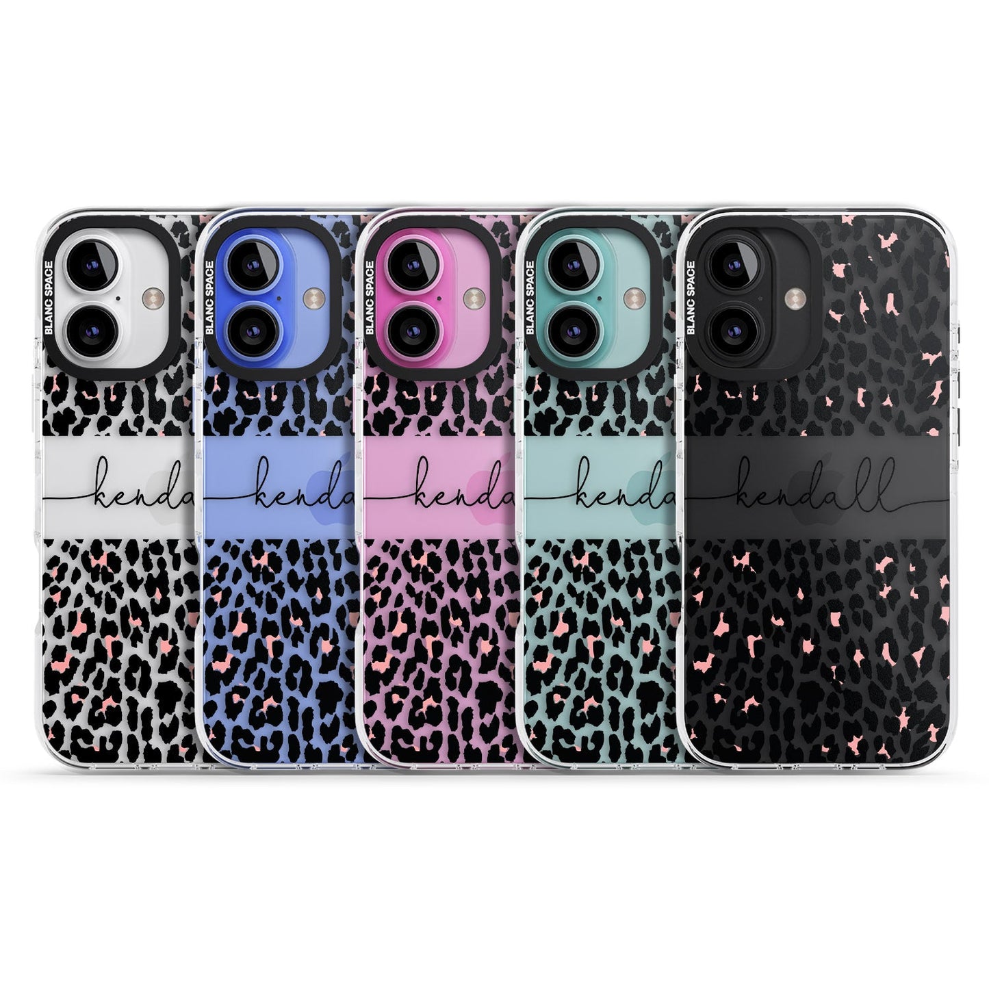 Personalised Cursive Leopard Spots