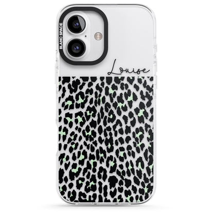 Personalised Seafoam Leopard