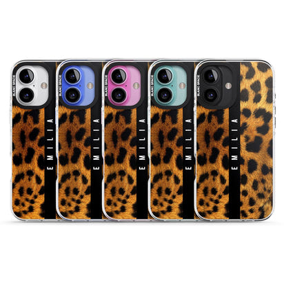Personalisierter Leopardendruck