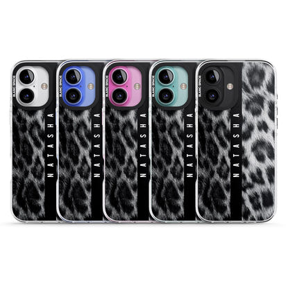 Personalised Snow Leopard Print