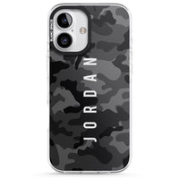 Personalised Black Camouflage Name