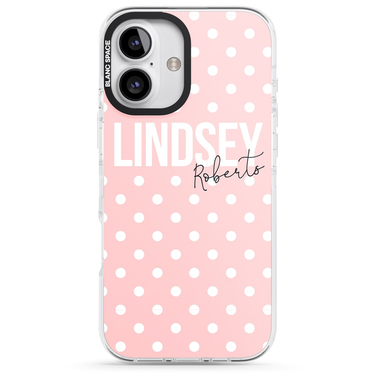 Personalised Pink Polka