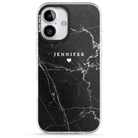 Personalised Black Marble