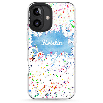 Personalised Rainbow Splatter Name