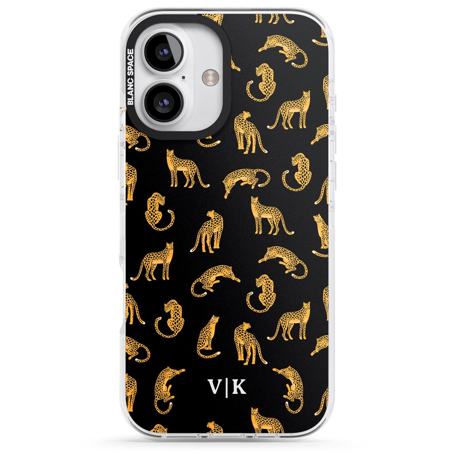 Personalised Gold Cheetah Pattern
