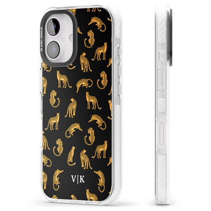 Personalised Gold Cheetah Pattern