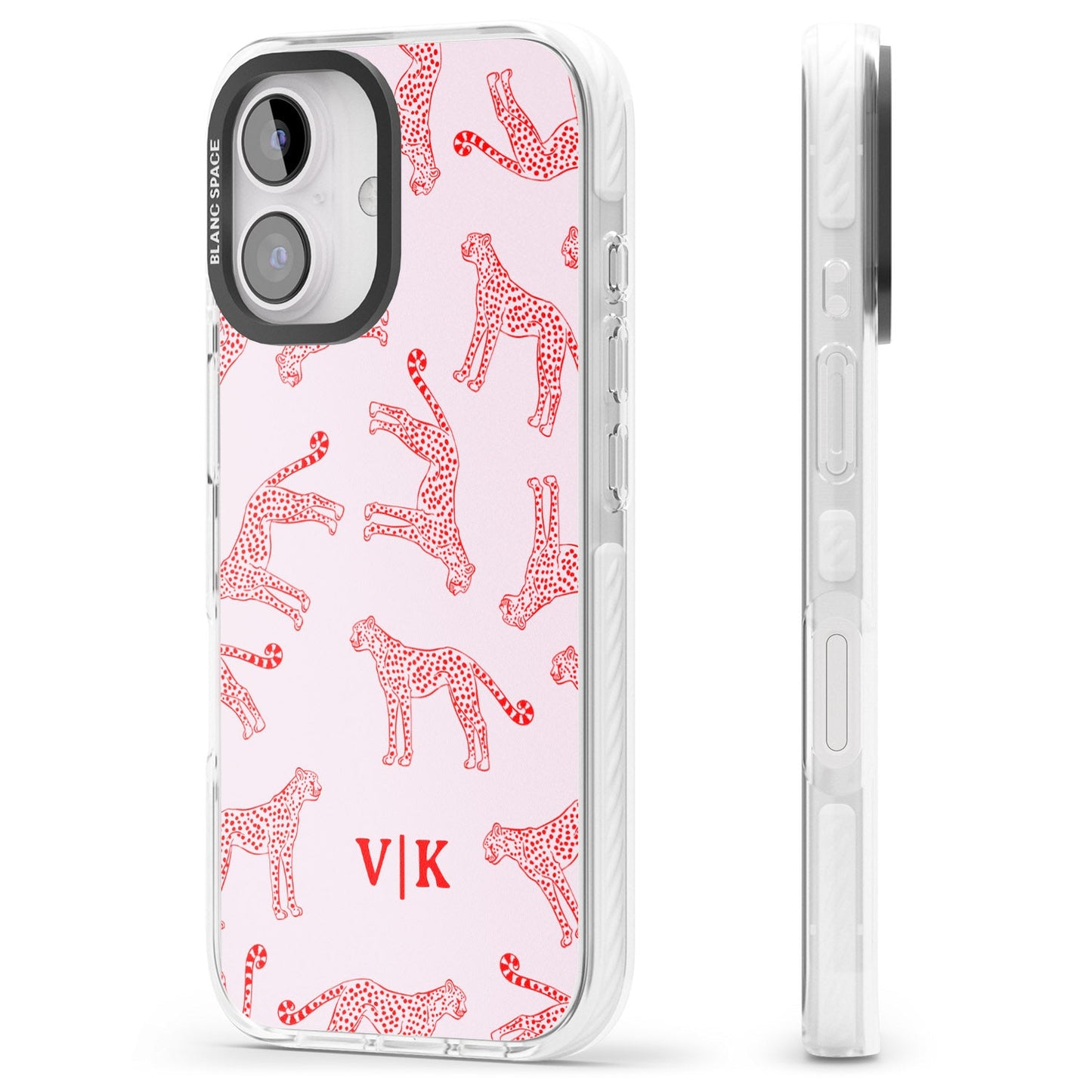 Guépard rouge et rose personnalisé