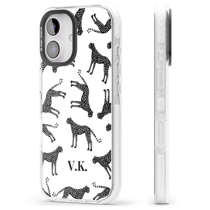 Personalised Black & White Cheetah Pattern