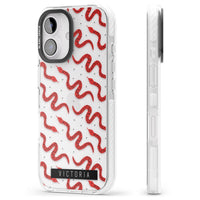 Personalised Red Snake Pattern