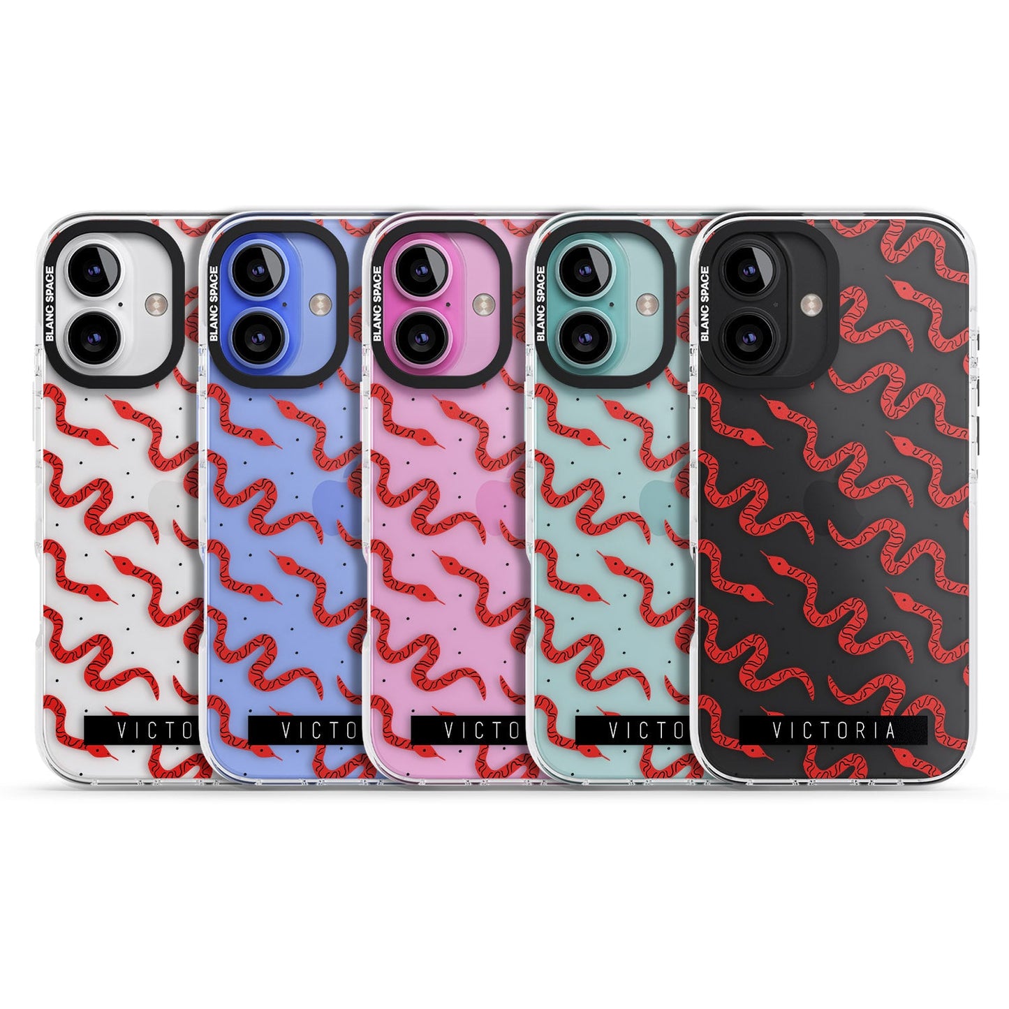 Personalised Red Snake Pattern