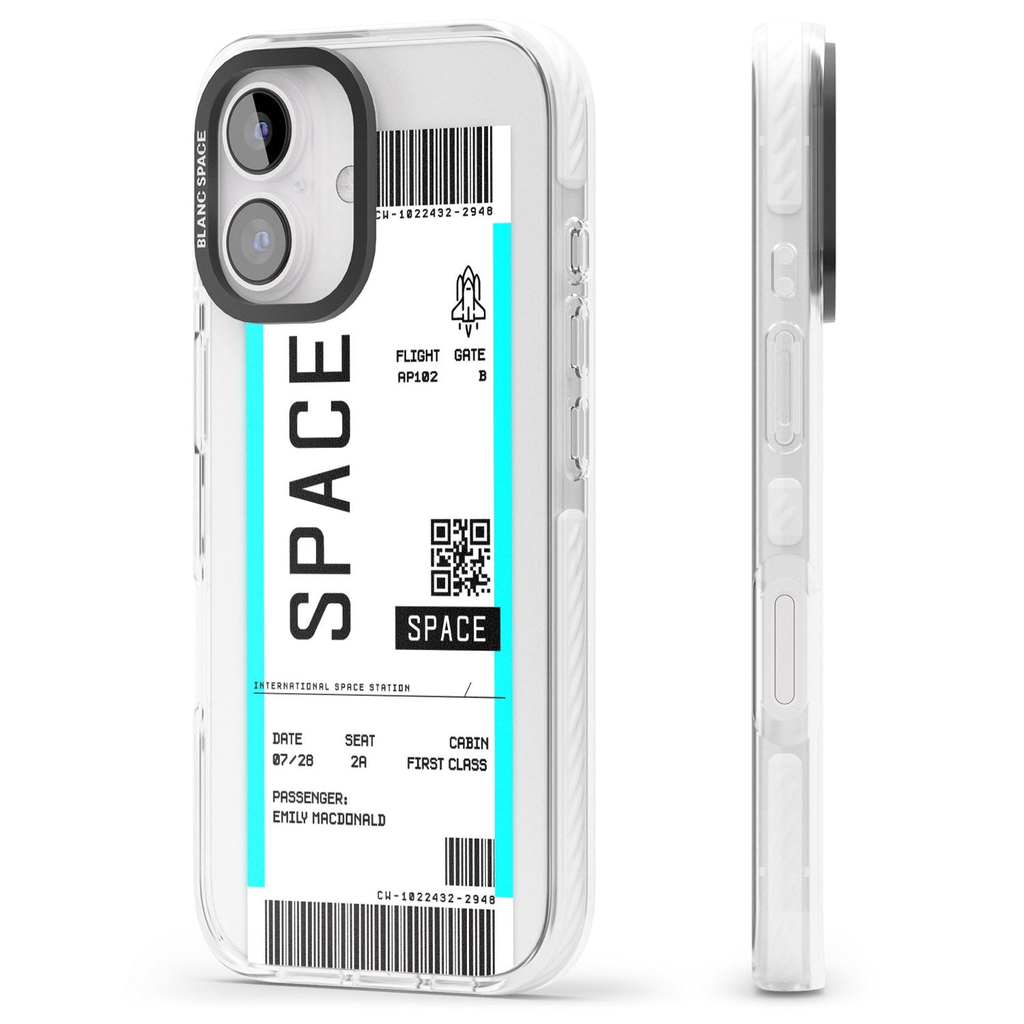 Personalised Space Travel Ticket
