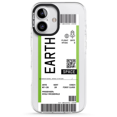 Personalised Earth Travel Ticket