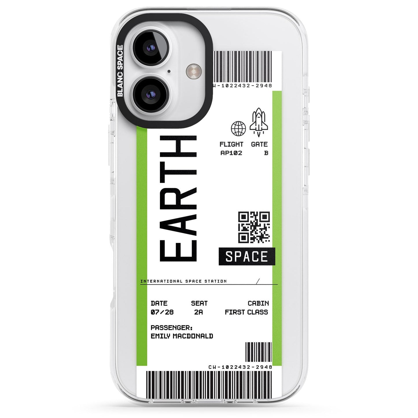 Personalised Earth Travel Ticket