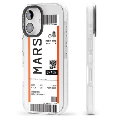 Personalised Mars Travel Ticket