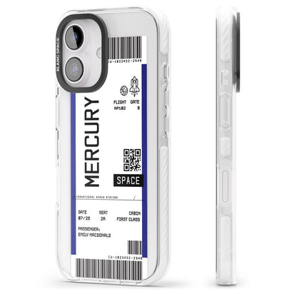 Personalised Mercury Travel Ticket