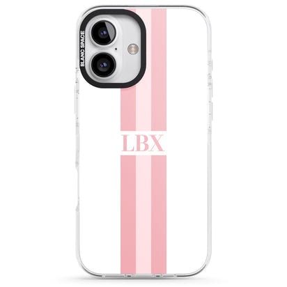 Personalised Minimal Pink Stripe