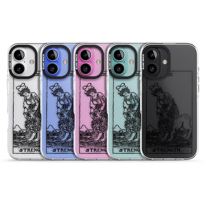 Personalisierte Stärke-Tarotkarte (Transparent)