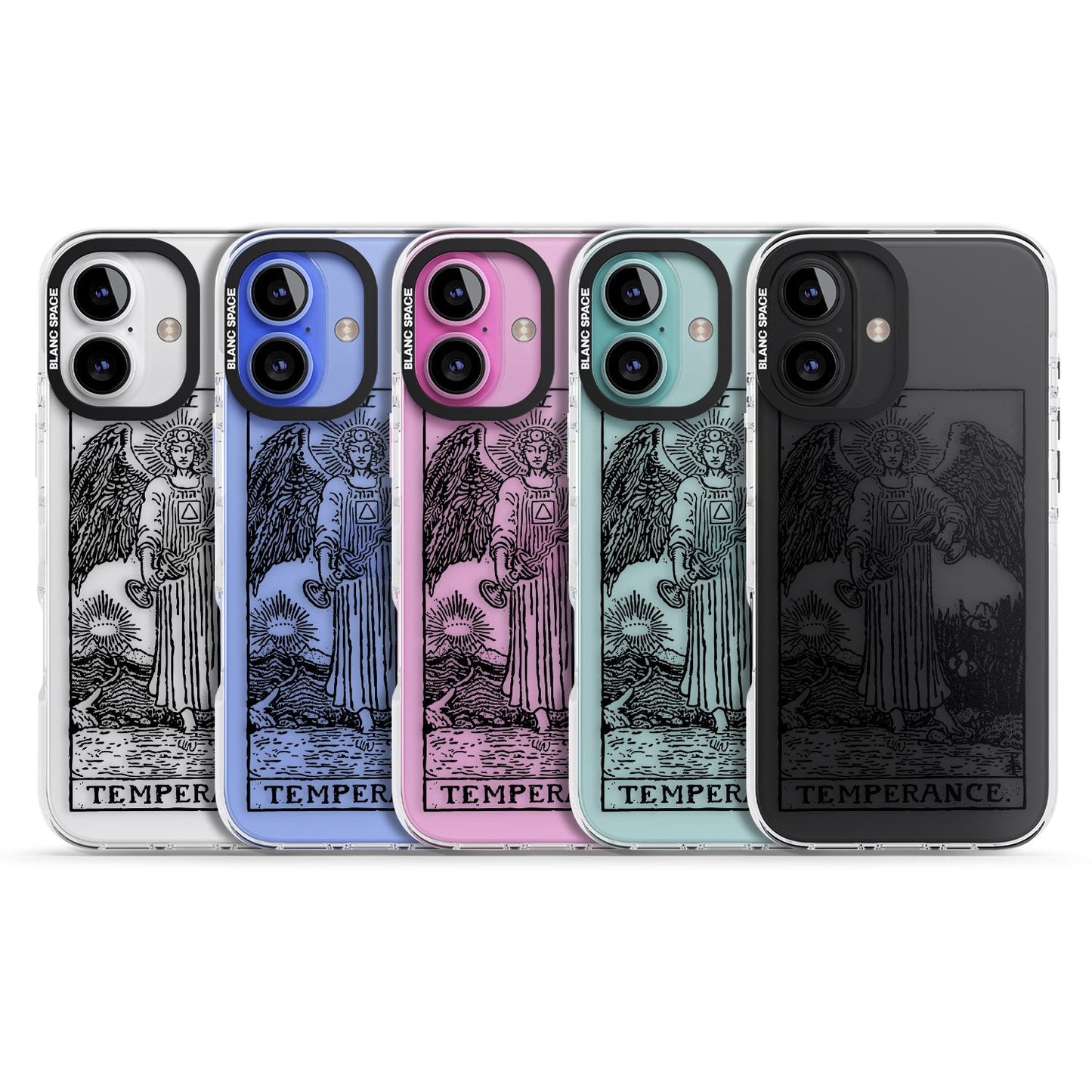 Personalisierte Temperanz-Tarotkarte (Transparent)