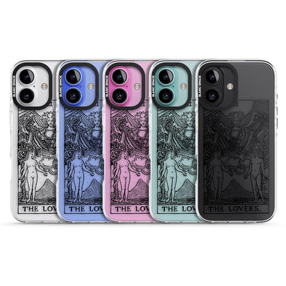 Personalisierte Tarotkarte „Die Liebenden“ (Transparent)