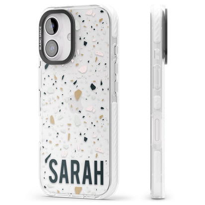 Personalised Terrazzo Blue, Pink, Brown