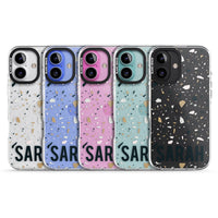 Personalised Terrazzo Blue, Pink, Brown