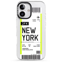 Personalised New York Boarding Pass