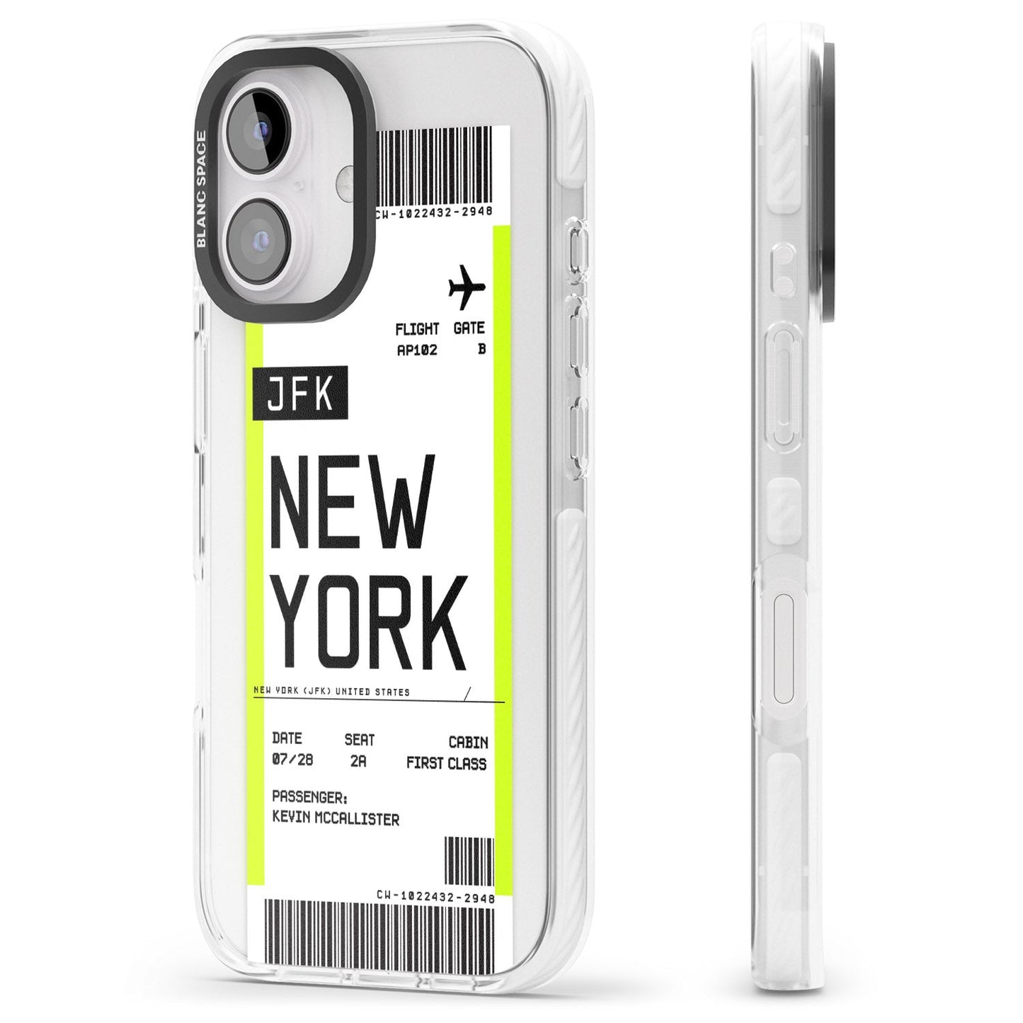 Personalised New York Boarding Pass