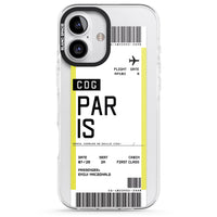 Personalised Paris Boarding Pass