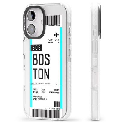 Personalised Boston Boarding Pass