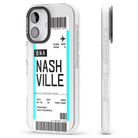 Carte d'embarquement personnalisée pour Nashville