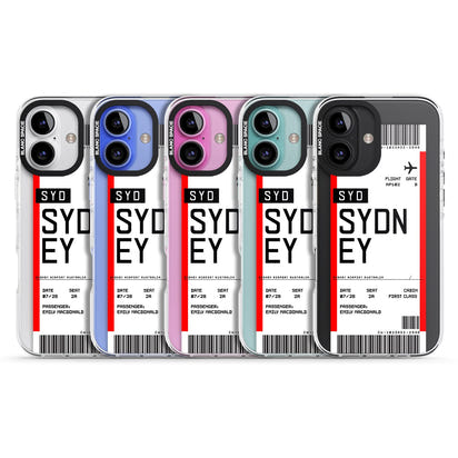 Personalised Sydney Boarding Pass