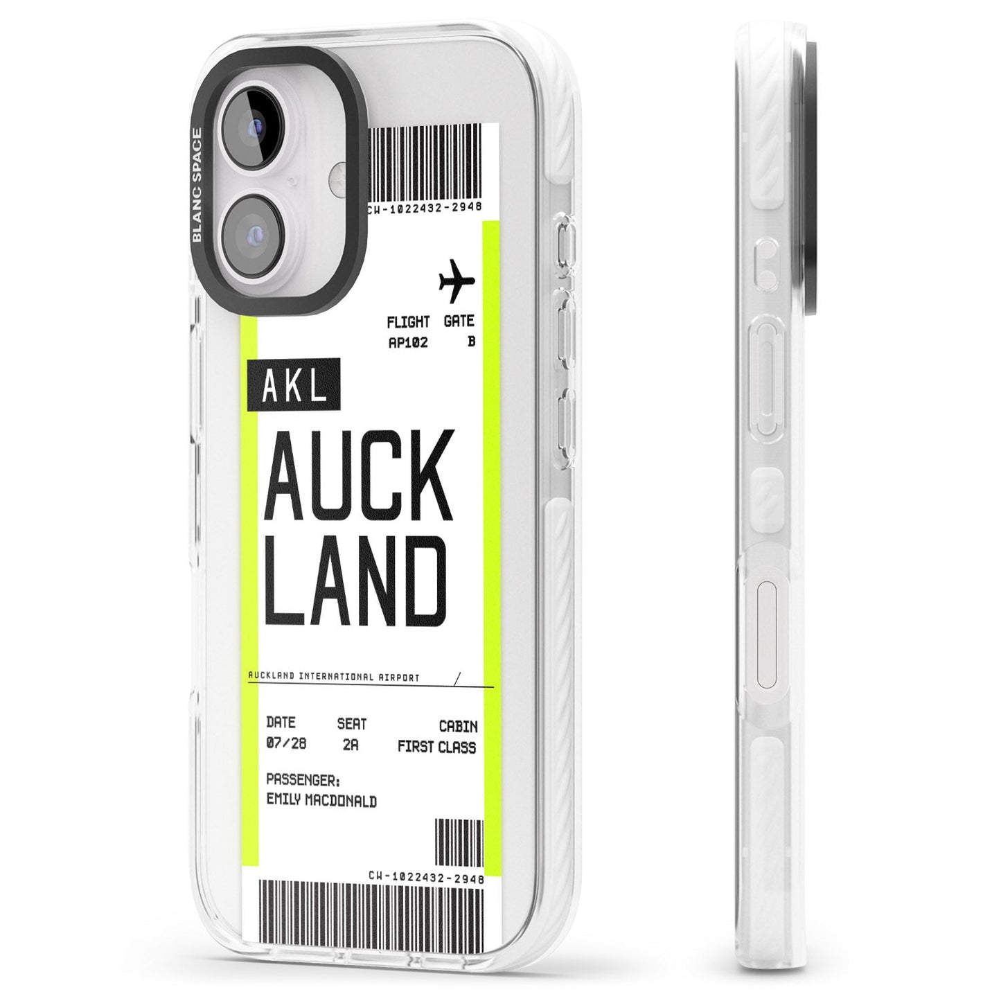 Personalised Auckland Boarding Pass