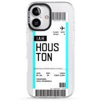 Personalised Houston Boarding Pass